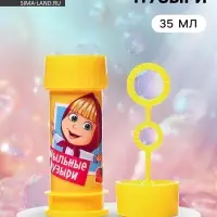Мыльные пузыри 35 мл, Маша и Медведь