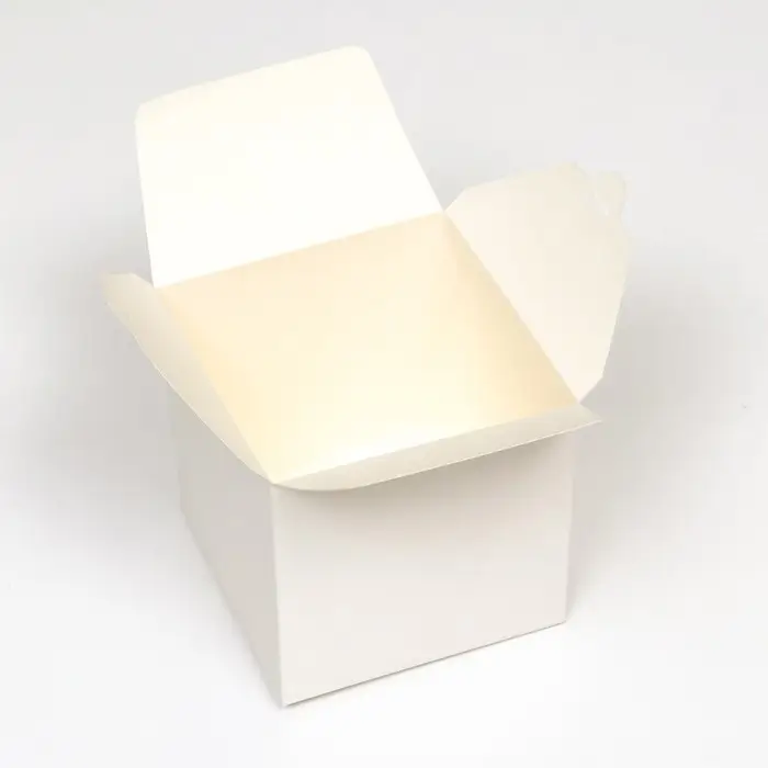 Коробка складная, квадратная, белая, 12&times;12&times;12 см