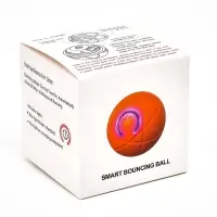 Интерактивная игрушка для собак "Гравитационный мяч", 5,5 см, оранжевая