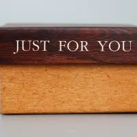 Коробка подарочная складная, упаковка, &laquo;Just for you&raquo;, 12 х 12 х 6.5 см