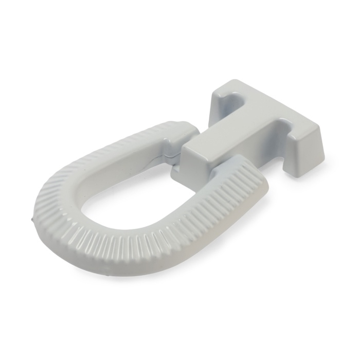 Ручка-кнопка CAPPIO EARRING, алюминий, цвет белый