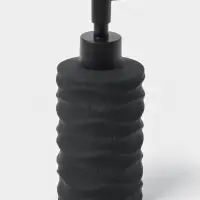 Дозатор для жидкого мыла "Волны", цвет черный