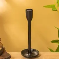 Подсвечник &laquo;Полночь&raquo;, 8&times;8&times;20 см, алюминий