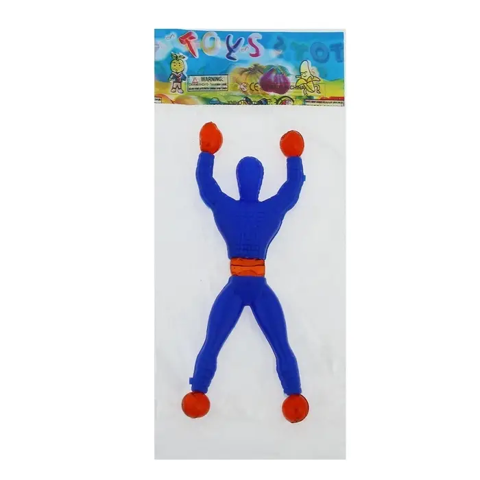 Липучка &laquo;Человек&raquo;, сползает по стеклу, цвета МИКС