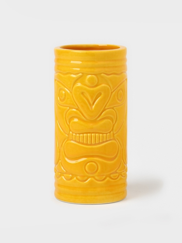 Стакан для коктейлей "Тики остров" желтый