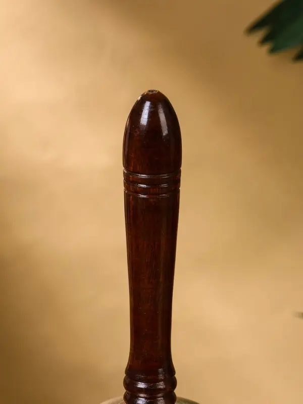 Колокольчик "Якорь" алюминий, с деревянной ручкой 12х12х24 см