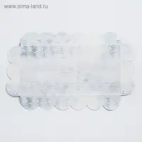 Коробка для печенья, кондитерская упаковка с пластиковой крышкой, &laquo;Вкусно&raquo;, 21 х 10.5 х 3 см