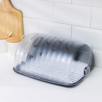 Хлебница &laquo;Рондо&raquo;, 34&times;26&times;15,5 см, цвет чёрный