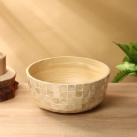 Чаша 24,5х24,5х12 см, бамбук