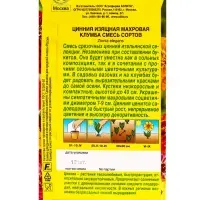 Семена цветов Цинния Махровая клумба, смесь сортов , Ц/П,12 шт.