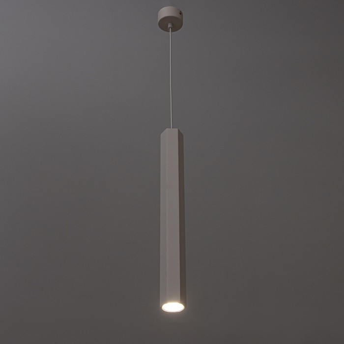 Светильник подвесной "Моэм" LED 5Вт 4000К белый 4х4х40-140см