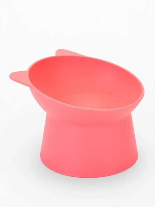 Миска для животных КИСА  0,2л, Soft-touch, розовый