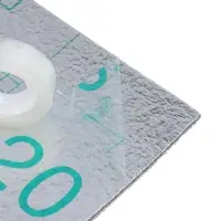 Самоклеящийся ковролин 30х30см, светло-серый