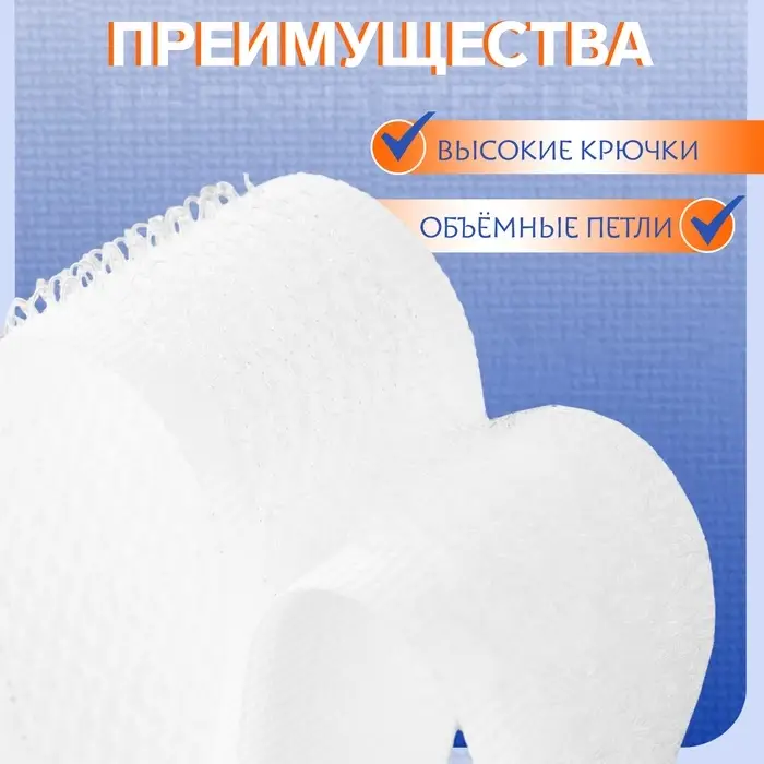 Липучка, 20 мм, 50 см, белая