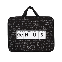 Папка с ручками текстильная А4, 360&times;245&times;70 мм, Calligrata Top &laquo;Гений&raquo;