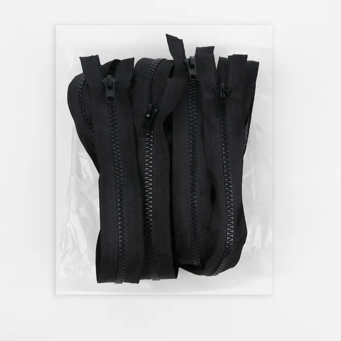 Молния &laquo;Трактор&raquo;, №5, разъёмная, замок автомат, 90 см, чёрная