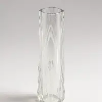 Ваза настольная пластик "Вердад" 14х3,5 см, прозрачный