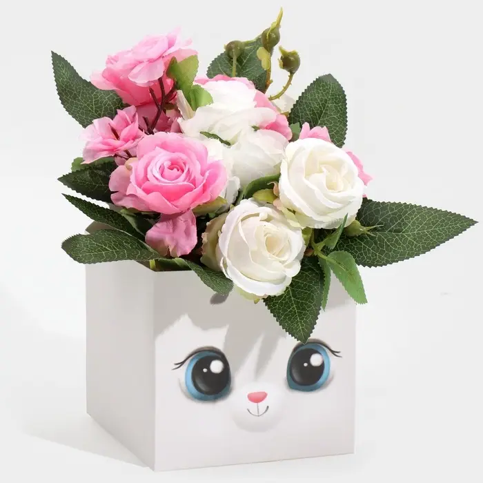 Коробка для мини букетов &laquo;Зайчишка&raquo;, 12&times;20&times;10 см