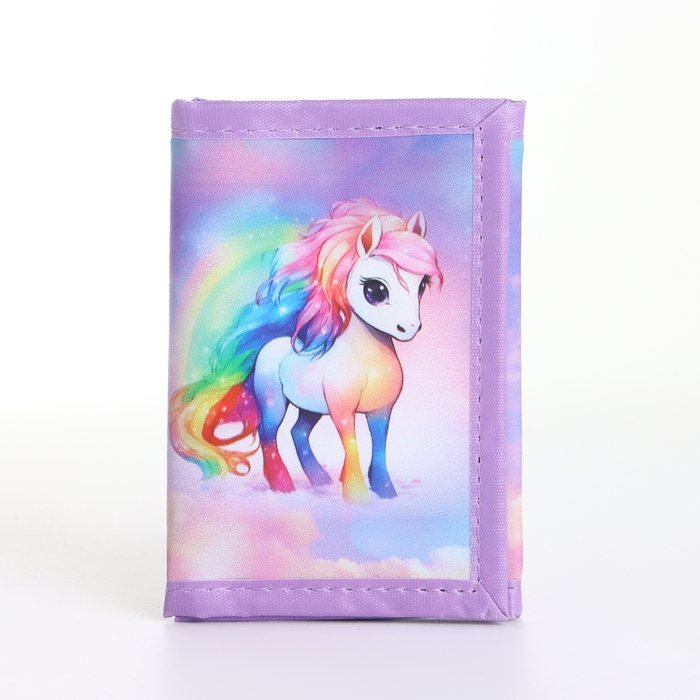 Кошелёк детский на липучке &laquo;Выбражулька&raquo;, цвет разноцветный