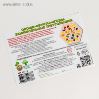 Пазл деревянный &laquo;Овощи, фрукты, ягоды. Занимательные треугольники&raquo;