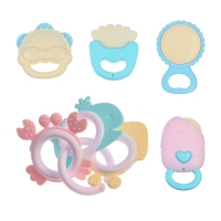 Набор погремушек и прорезывателей &laquo;Нежность&raquo;, 5 шт., Крошка Я