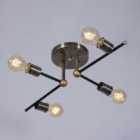 Люстра 2250/4 E27 40Вт черно-бронзовый 60х40х24 см BayerLux