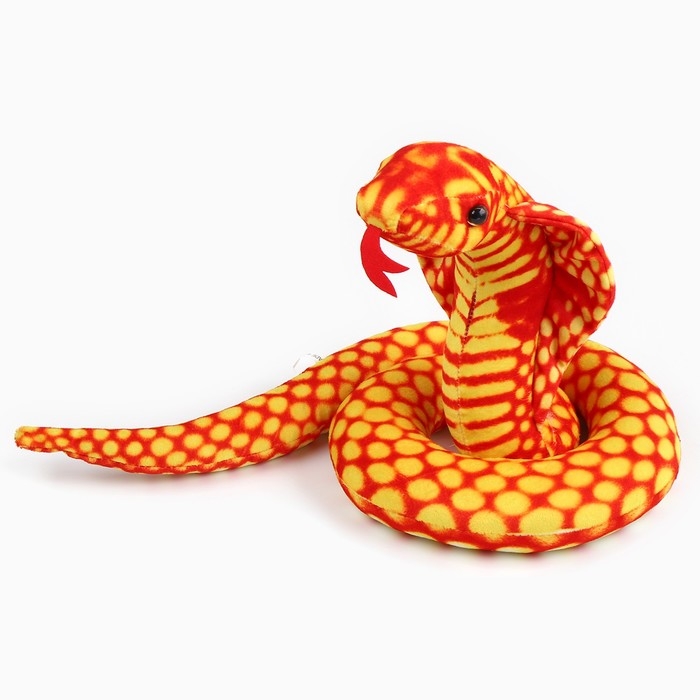 Мягкая игрушка &laquo;Кобра&raquo;, 80 см, цвет оранжевый