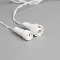 Гирлянда &laquo;Нить&raquo; 10 м, IP44, УМС, белая нить, 100 LED, свечение мульти, 8 режимов, 24 В