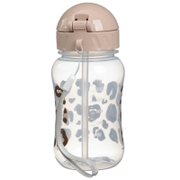 Поильник-непроливайка с трубочкой,от 9 мес., 270 мл., &laquo;Леопард&raquo;, M&B