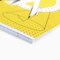 Предметная тетрадь А5, 48 л на скрепке &laquo;Яркий. Геометрия&raquo;  ТВИН лак, уф лак, конгрев