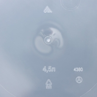 Кашпо для цветов со вставкой &laquo;Линель&raquo;, 4,5 л, d=19 см, h=19 см, прозрачный