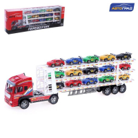 Грузовик инерционный &laquo;Автовоз&raquo;, с 15 машинами