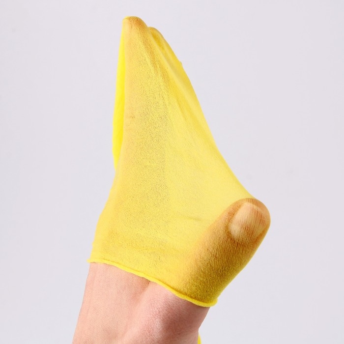 Капрон для кукол и цветов, набор 4 шт., размер 1 шт. &mdash; 45 &times; 6 см, цвет лимонный