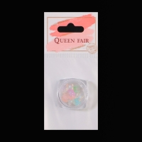 Фигурки для дизайна ногтей &laquo;Бабочки&raquo;, объёмные, цвет разноцветный/полупрозрачный