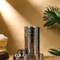 Шейкер "Серебро" нержавеющая сталь 7х7х23 см