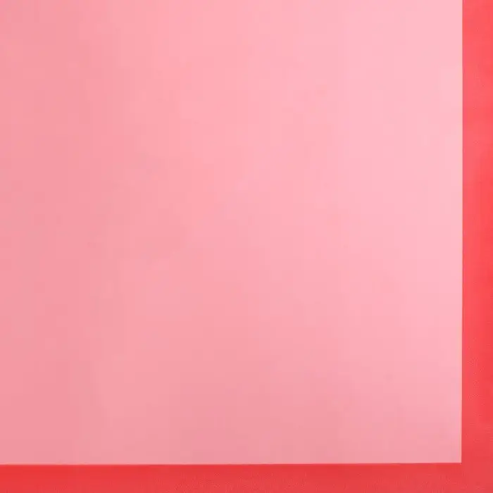 Пленка для цветов и букетов, матовая &laquo;Фриз&raquo;, красная, 57&times;57&plusmn;1 см