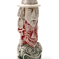 Стакан для коктейлей "Тики", три лица, керамика