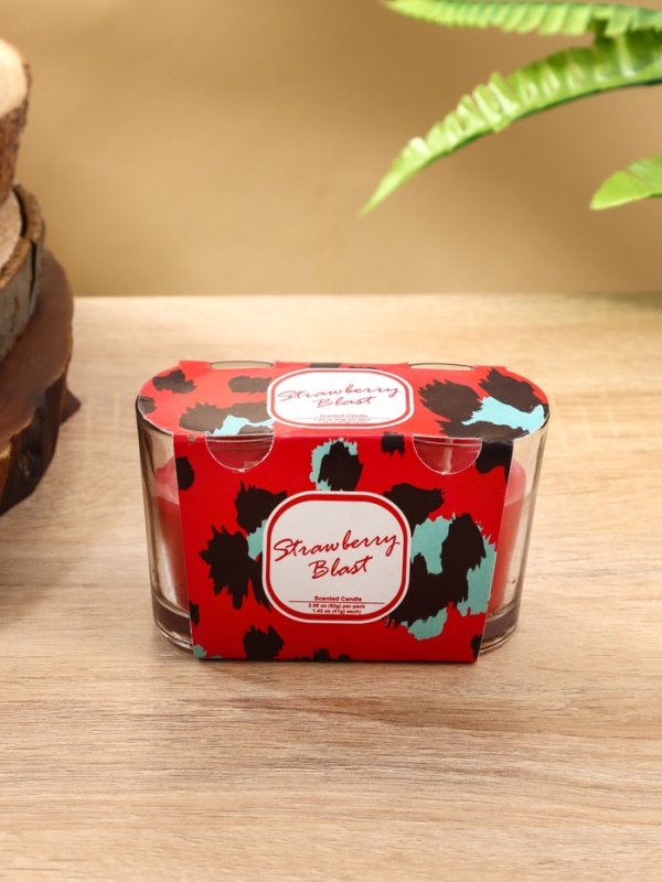 Набор свечей "BALLY BAND" 60 гр, клубничный взрыв