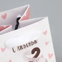 Пакет подарочный ламинированный, упаковка, &laquo;Котики&raquo;, 7&times;10&times;7 см