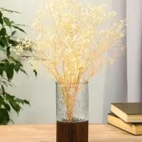 Ваза стекло настольная "Лесли" размытость, 20х10 см, прозрачный