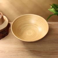 Салатник 25х25х8 см, бамбук