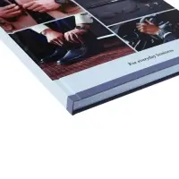 Колледж-тетрадь в твердой обложке 7БЦ, А4, 160 листов, Мужская классика, блок в клетку, глянцевая ламинация