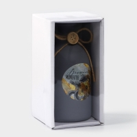 Ваза на Новый Год стеклянная &laquo;Новогодняя коллекция: Волшебных моментов&raquo;, 13,7 х 6,3 см