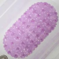 Коврик противоскользящий в ванну на присосках Доляна &laquo;Крупная галька&raquo;, 35&times;65 см, цвет МИКС