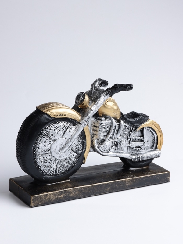 Часы настольные интерьерные, &laquo;Байк&raquo;, на батарейках, 28&times;7.4&times;17 см, d-7 см