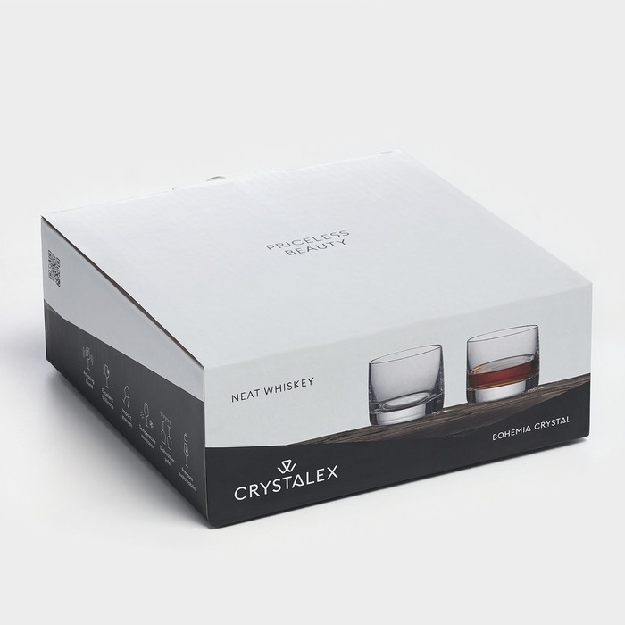 Набор стеклянных стаканов для виски &laquo;Идеал&raquo;, 110 мл, 4 шт