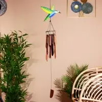 Музыка ветра "Колибри" бамбук 22х11х100 см