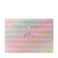 Папка-конверт на кнопке формат А4 180мкр блестящая МИКС Структура (штрихкод на штуке)