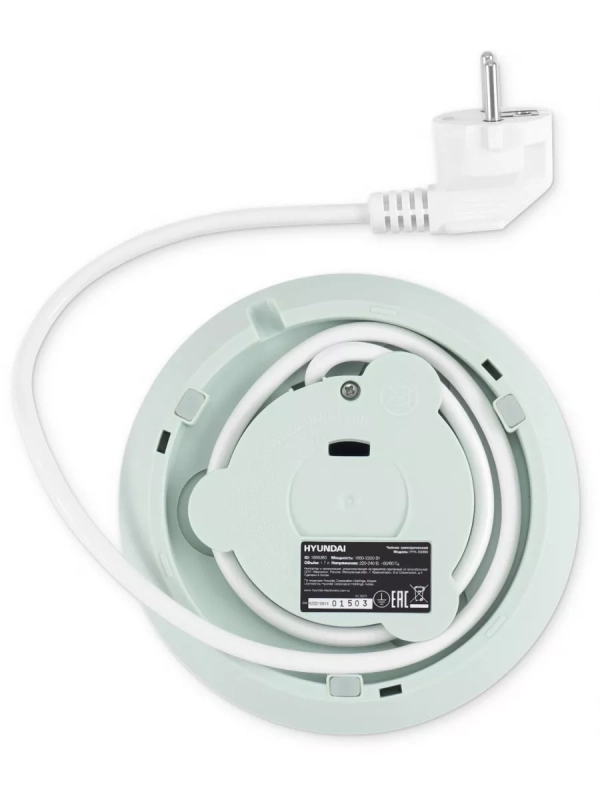 Чайник HYK-S9999 1,7л 2200Вт светло-зеленый (металл)