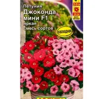 Семена цветов Петуния Джоконда мини F1 яркая, смесь сортов  (драже) С. Farao, Ц/П,5 шт.